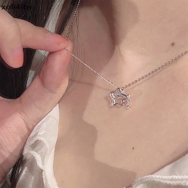 Vòng cổ Mặt Ngôi Sao Đính Đá Thời Trang Cho Nữ