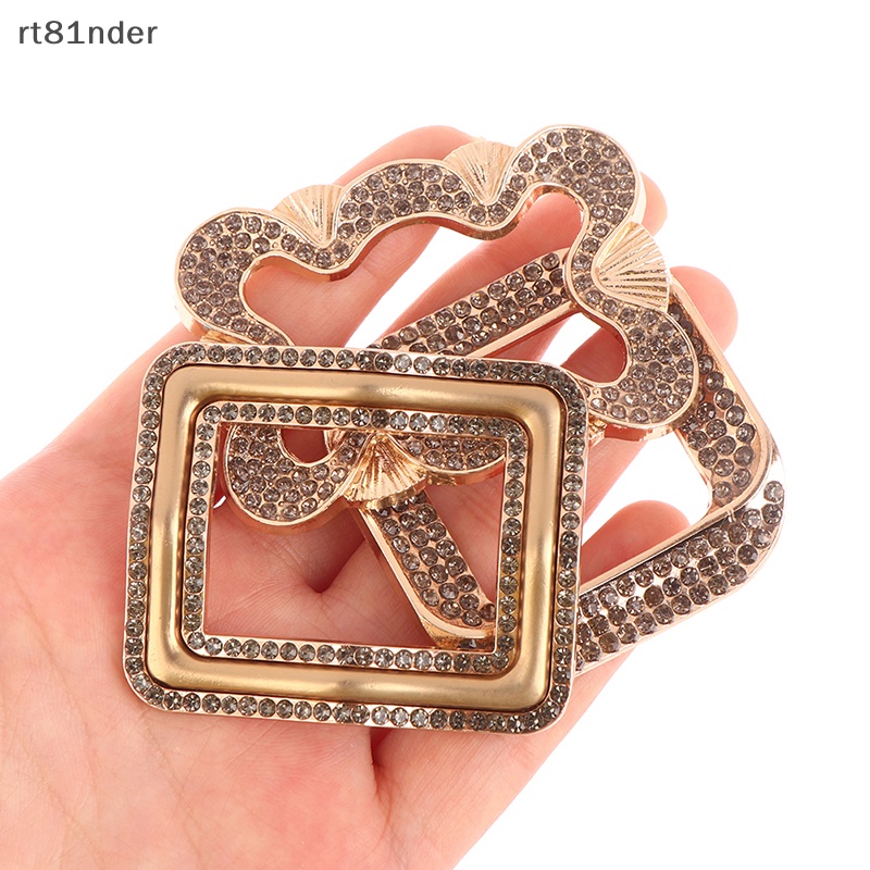 Rt 1 Cặp Phụ Kiện Trang Trí Giày Cao Gót Đính Đá Cho Cô Dâu