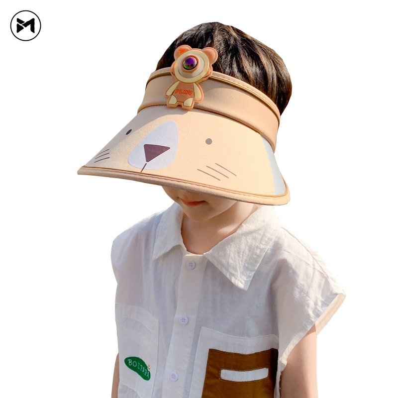 Mũ Chống Nắng Họa Tiết Hoạt Hình Phong Cách Hàn Quốc 2023 Cho Bé 5-10 Tuổi