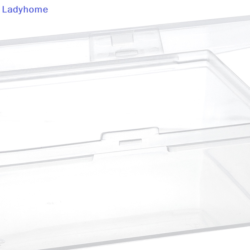 Hộp Nhựa Trong Suốt Hình Chữ Nhật Có Nắp Đậy Đựng Đồ Dùng Tiện Lợi