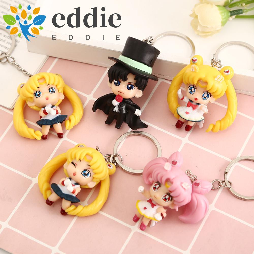 26eddie Móc Chìa Khóa Hình Thủy Thủ Mặt Trăng Kawaii Mars Jupiter Venus Mercury Nhật Bản Cá Tính