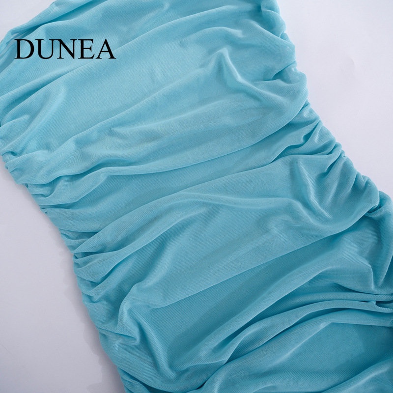 DUNEA Đầm không tay Hở Vai Thời Trang Quyến Rũ