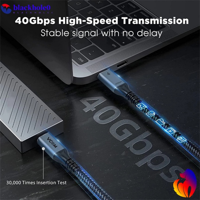 Dây Cáp Sạc Nhanh Usb4.0 40gbps Type C Pd3.1 240w 8k 60hz Tương Thích Với Ps5 Nintendo Switch