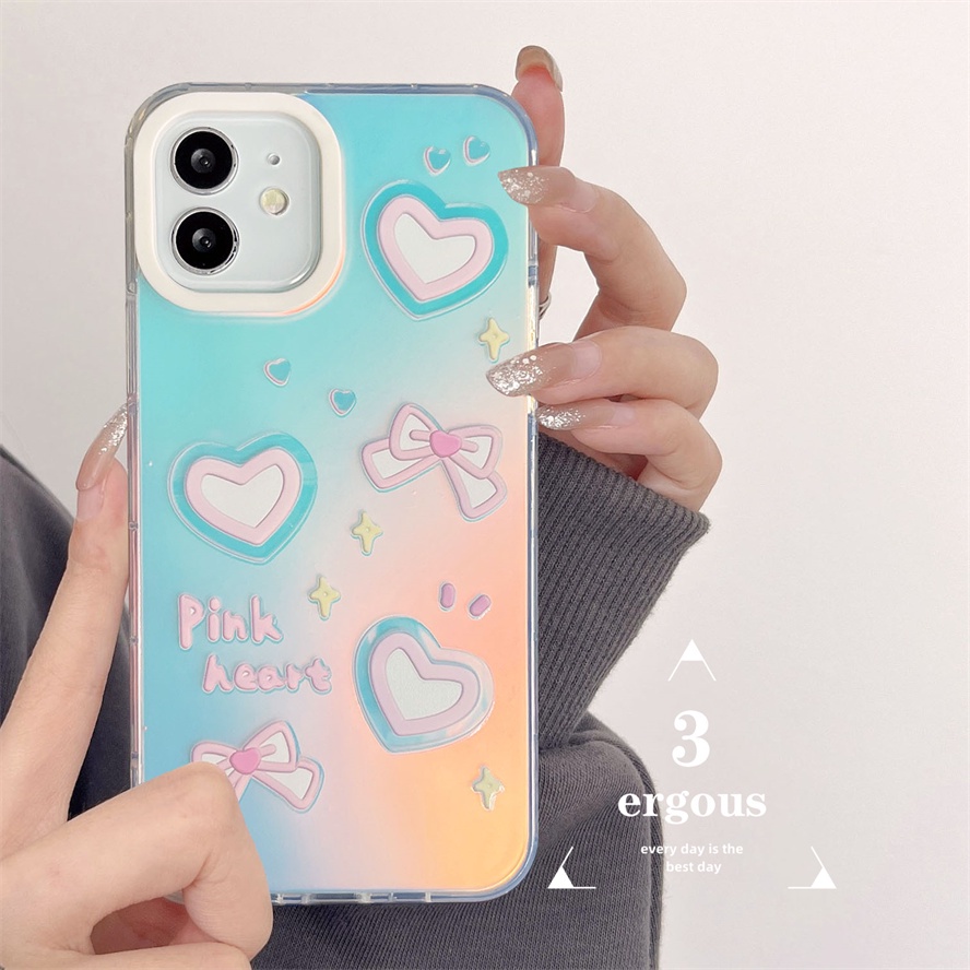 Ốp Điện Thoại Mềm Chống Sốc Màu Gradient Cho IPhone 14 13 12 11 Pro Max SE2020 X XR Xs Max 7 8 Plus