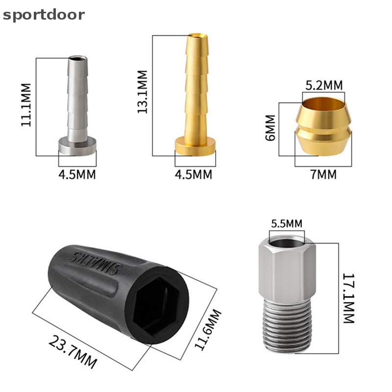 [sportoutdoor] Ống Bơm Dầu Thủy Lực Dạng Nhấn Hình Chữ T Cho Xe Đạp [out]