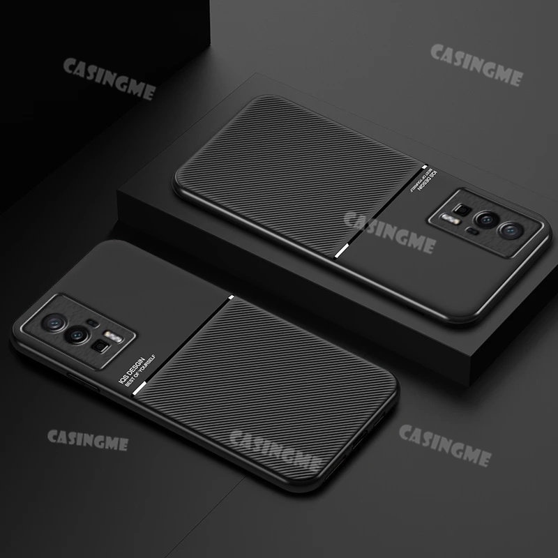 Ốp Điện Thoại Phối Da Mềm Có Vòng Nhẫn Từ Tính Cho Xiaomi Poco F5 Pro 2023 Poco F5 PocoF5 Pro F5Pro F4 X4 GT PocoF5Pro PocoPhone 4G 5G