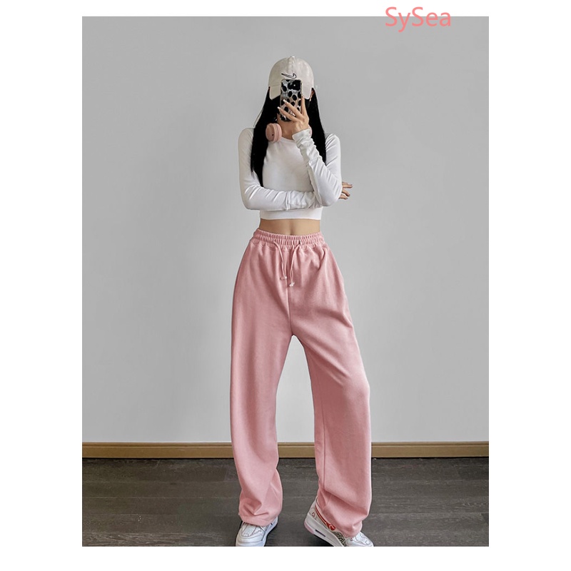 Quần ống rộng Ôm Dáng Phong Cách Mỹ Quyến Rũ Cho Nữ