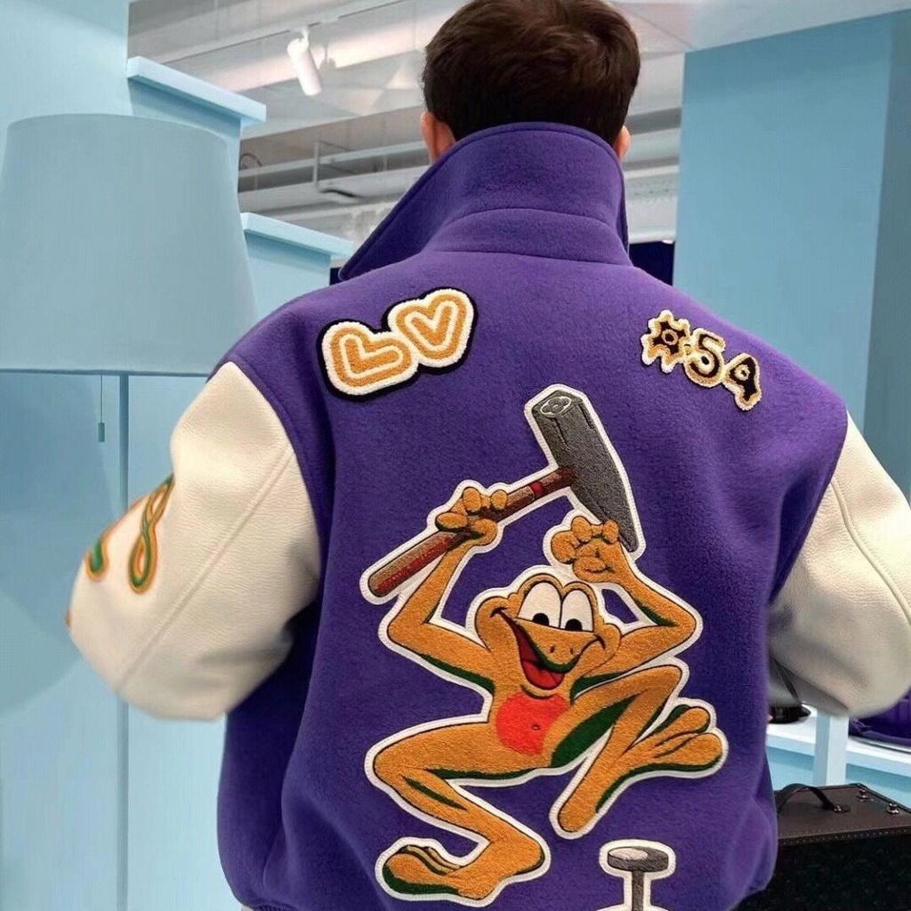 Áo Khoác Bóng Chày Louis Vuitton Giữ Ấm Cao Cấp Thời Trang Dành Cho Cả Nam Và Nữ