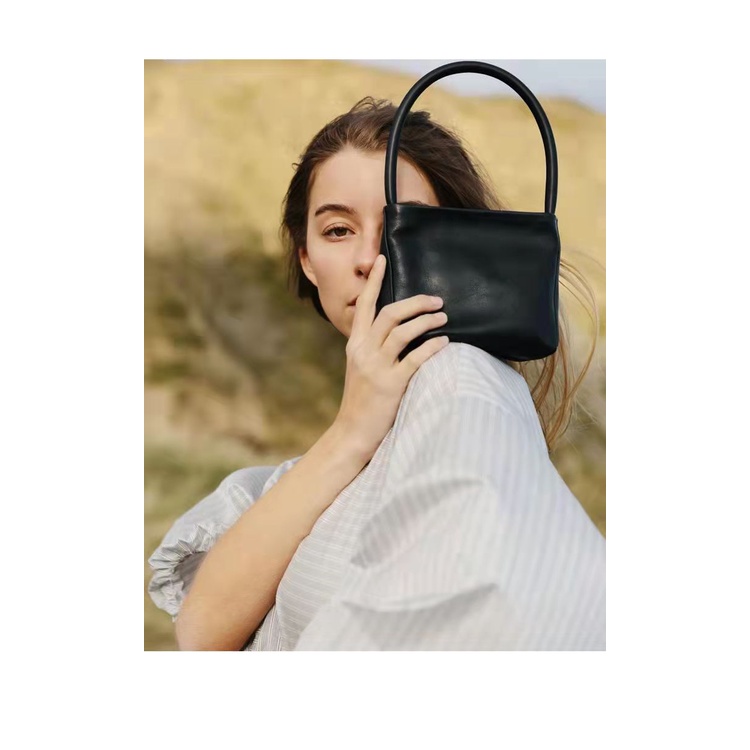 Túi Xách Đeo Vai Hình Vuông Nhỏ Màu Trơn Phong Cách Hàn Quốc Cho Nữ