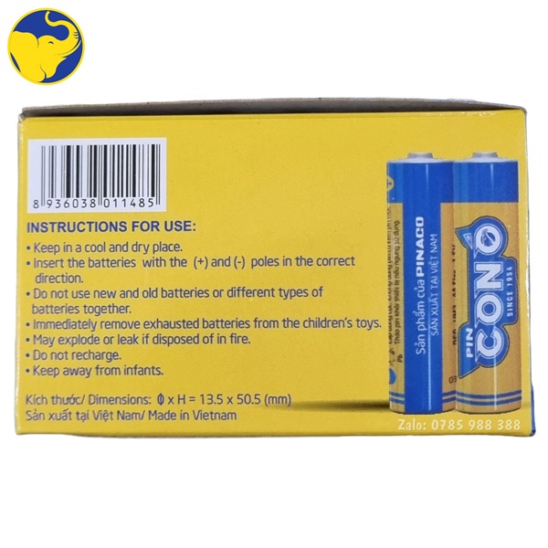 Pin Tiểu Con Ó Pinaco AA  R6-UM3-1.5V