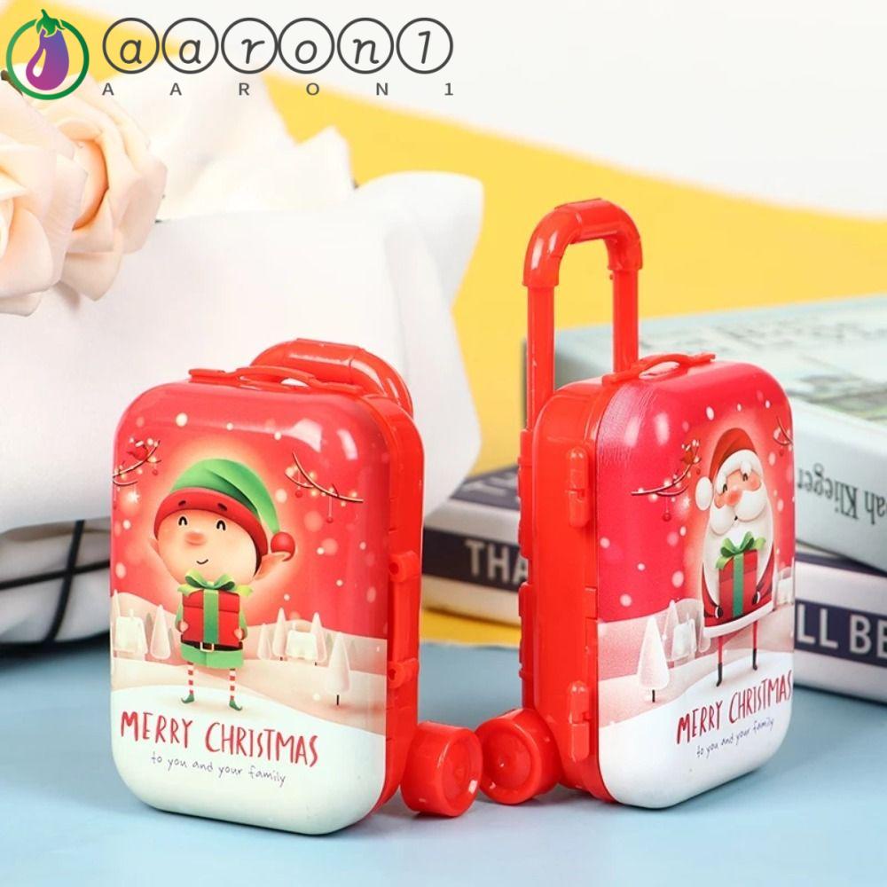Aaron1 Hộp Đựng Trang Sức / Đồ Trang Sức Hình Ông Già Noel Bằng Nhựa Và Kim Loại Có Thể Thu Gọn Thời Trang Giáng Sinh Đáng Yêu
