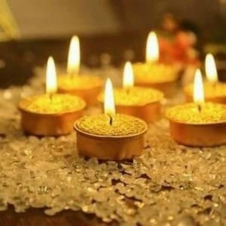 Nến TeaLight Nhiều Màu Sắc, Sáp thiên nhiên an toàn