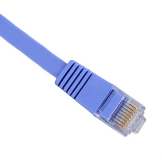 1Pcs Super High Speed Rj45 Cat6 8P8C Flat Ethernet Patch Network Lan Cable 0.5M [Q/2]