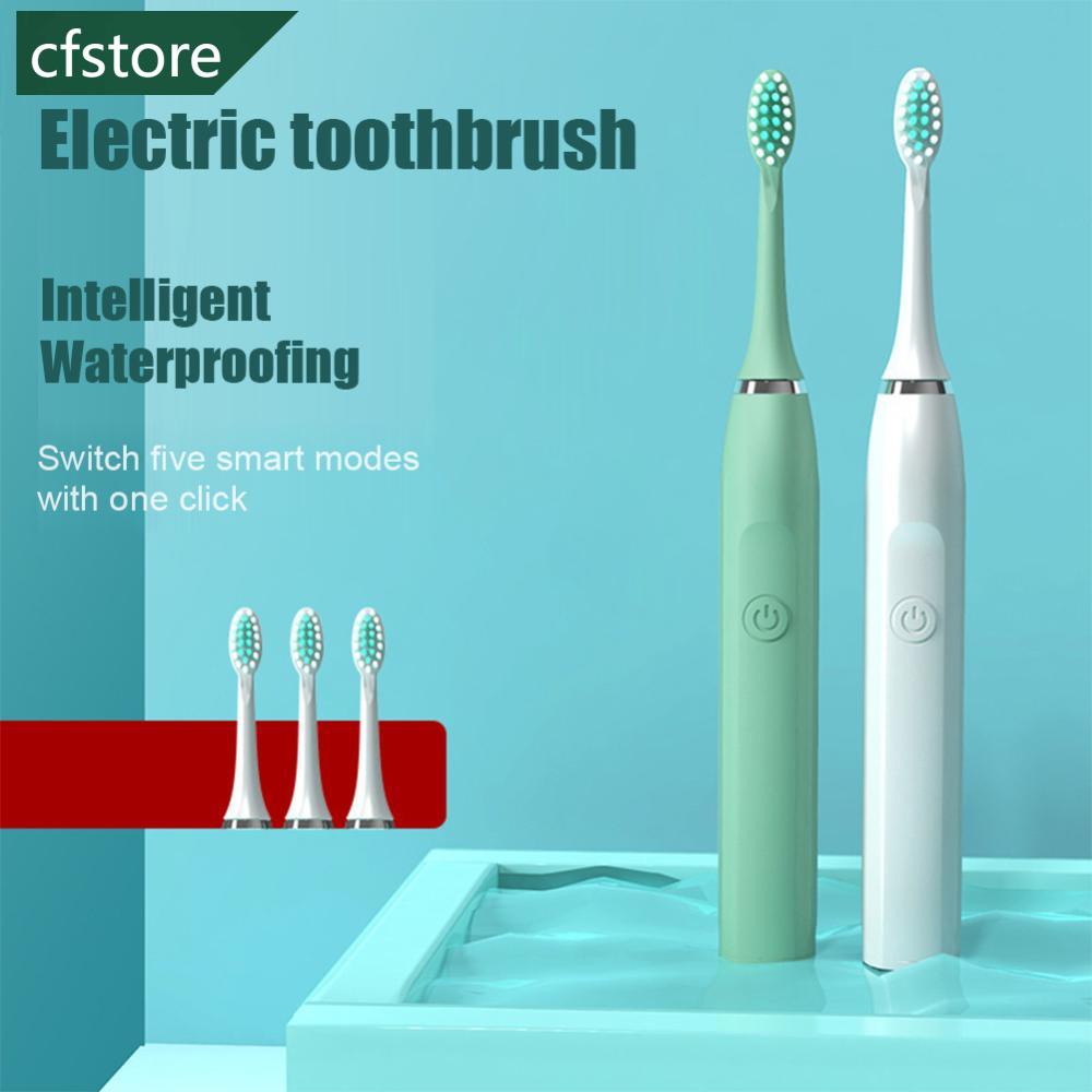 Bàn Chải Đánh Răng Điện Tử Siêu Âm Chống Nước Thông Minh V4Y6 Cho Người Lớn