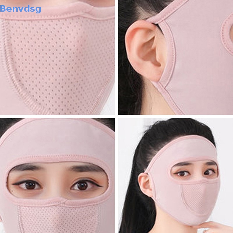 Khẩu Trang Lụa Lạnh Chống Tia UV Phong Cách Thể Thao Thời Trang Mùa Hè