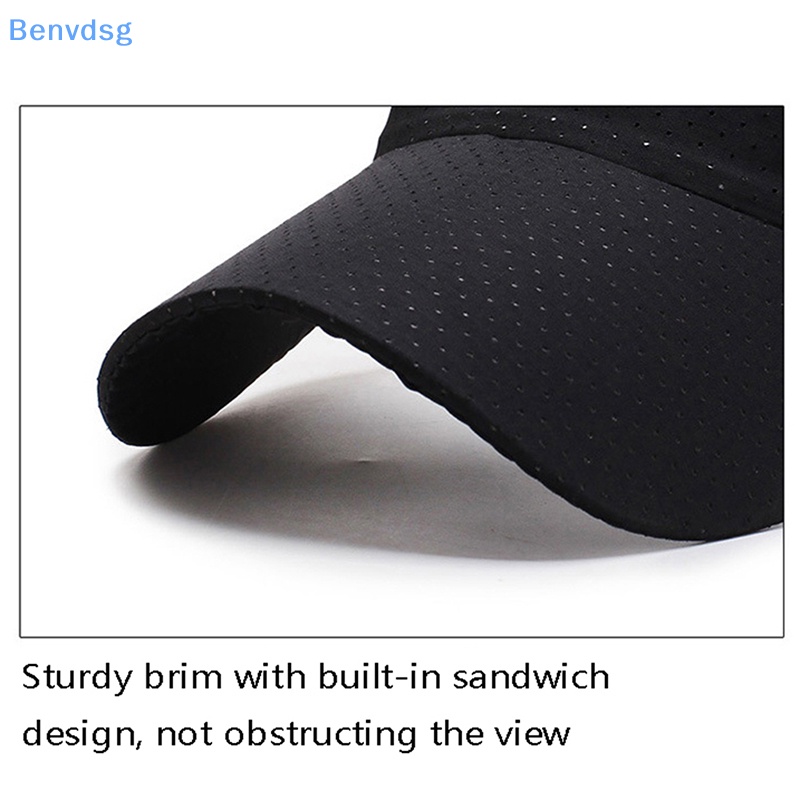 Benvdsg > Mũ Lưỡi Trai Hở Chóp Màu Trơn Thoáng Khí Chống Nắng Có Thể Điều Chỉnh Bảo Vệ Tia UV Khi Chơi Tennis /