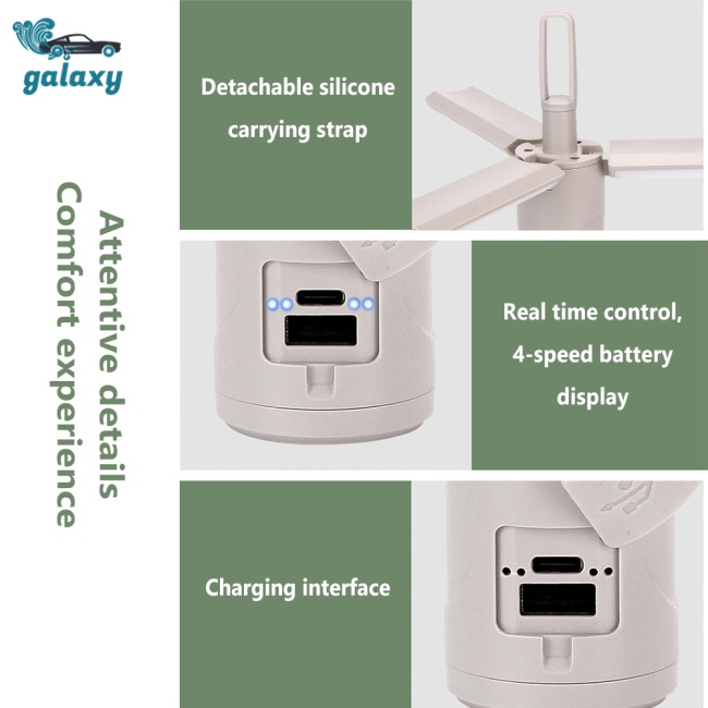 Galaxy Đèn Led Cắm Trại Siêu Sáng Tiện Dụng