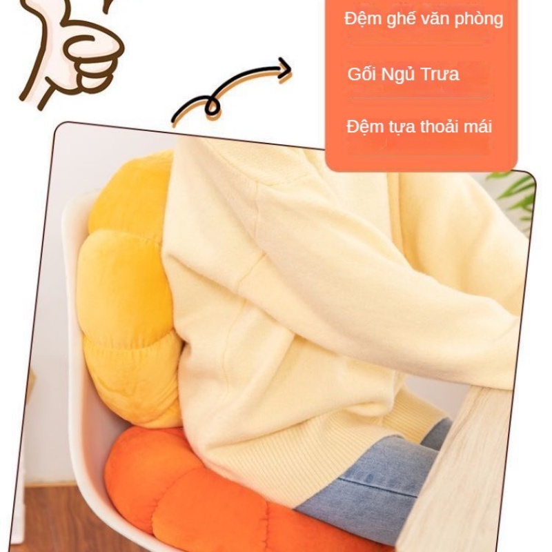 Đệm Lót Ghế Sofa Hình Bí Ngô Xinh Xắn Êm Ái