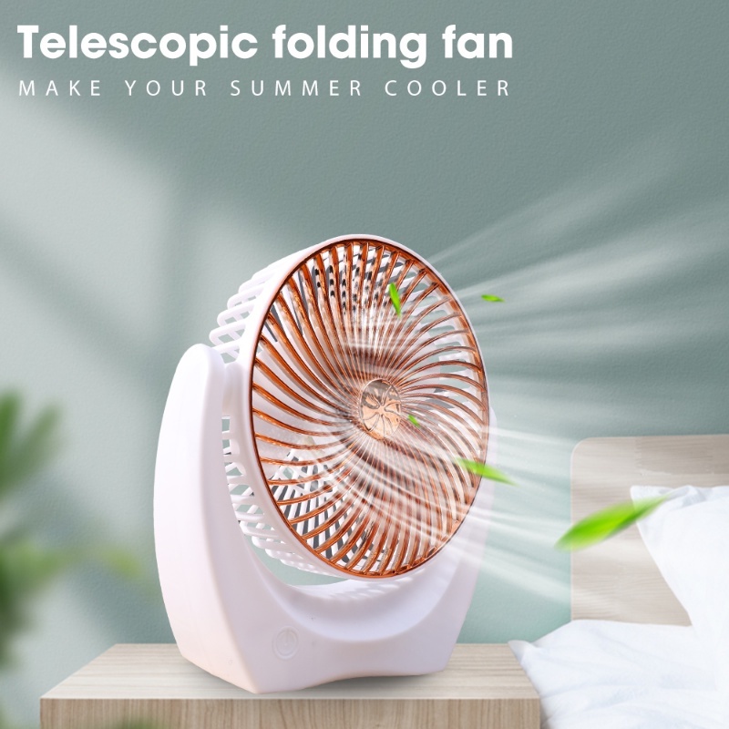 Quạt USB Mini Để Bàn Ba Tốc Độ Tùy Chỉnh Đa Năng Thời Trang Mùa Hè Nhỏ Gọn Không Gây Tiếng Ồ