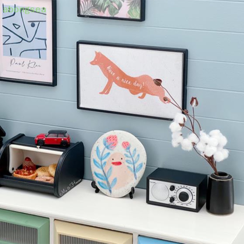 Abongsea Mô Hình Máy Phát Nhạc Tỷ Lệ 1 / 6 Trang Trí Nhà Búp Bê