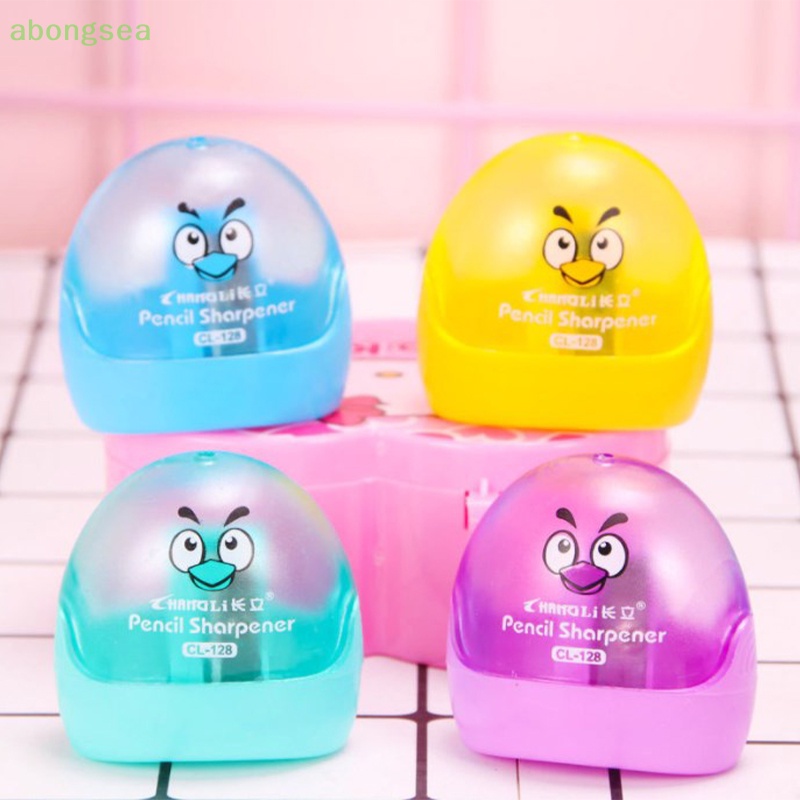 Abongsea Set 4 Đồ Chuốt Bút Chì Họa Tiết Hoạt Hình Dễ Thương Cho Bé