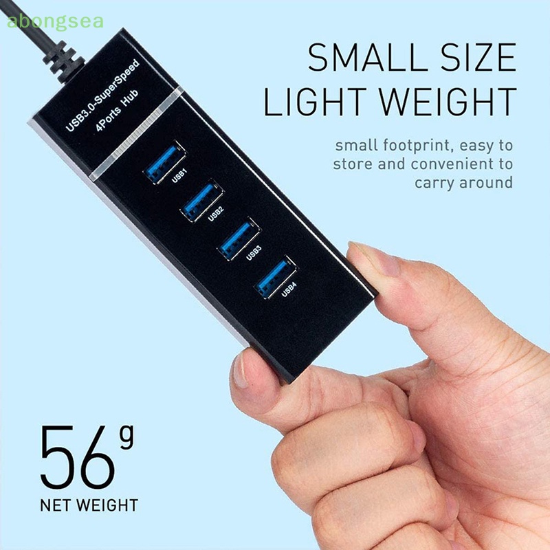 Bộ Chia Cổng USB 3.0 5Gbps abongsea Tốc Độ Cao Cho Máy Tính