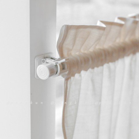 Set 2 Móc Treo Rèm Nhà Tắm 3M Kèm Kẹp Cố Định Tiện Dụng