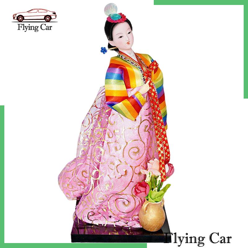Mô Hình Búp Bê Geisha Hàn Quốc 12 "Sống Động