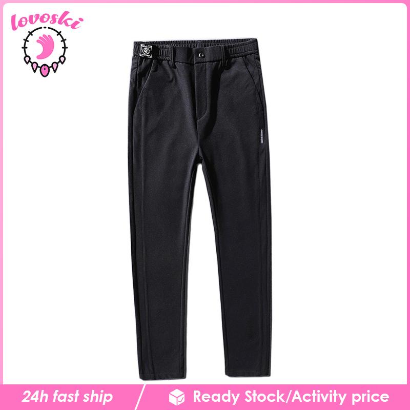 [Lovoski] Quần Dài Ôm Dáng Co Giãn Thời Trang Mùa Hè Cho Nam