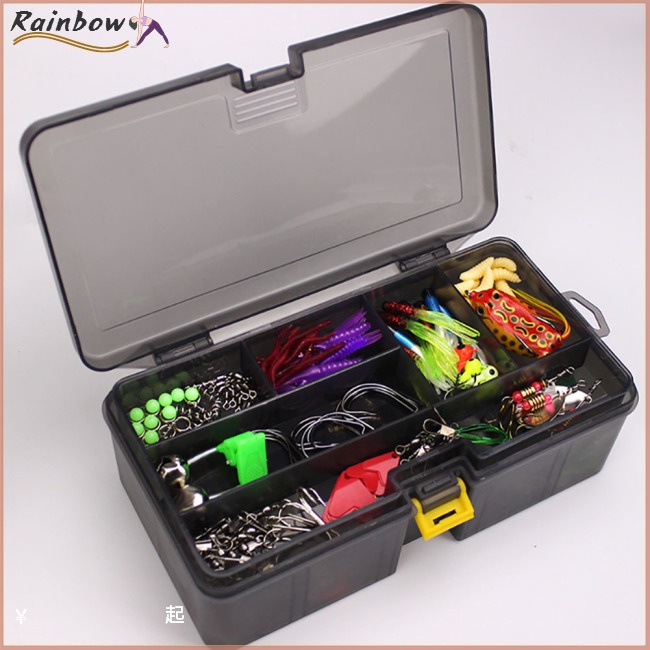 Hộp 168 Mồi Giả Câu Cá Trong Suốt Phù Hợp Cho Người Mới Bắt Đầu