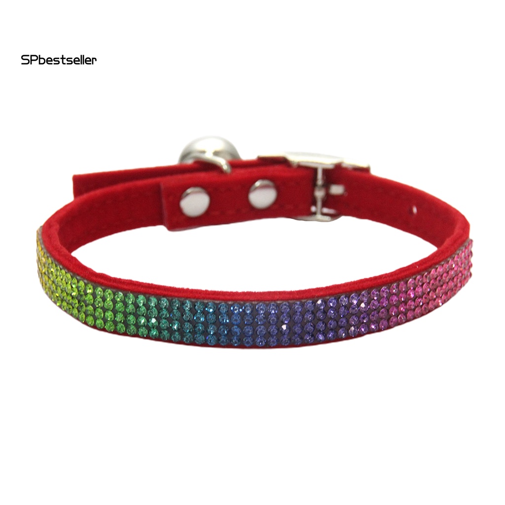 Vòng Cổ Đính Đá Bằng Vải Flannel Thoải Mái Dành Cho Mèo Cưng