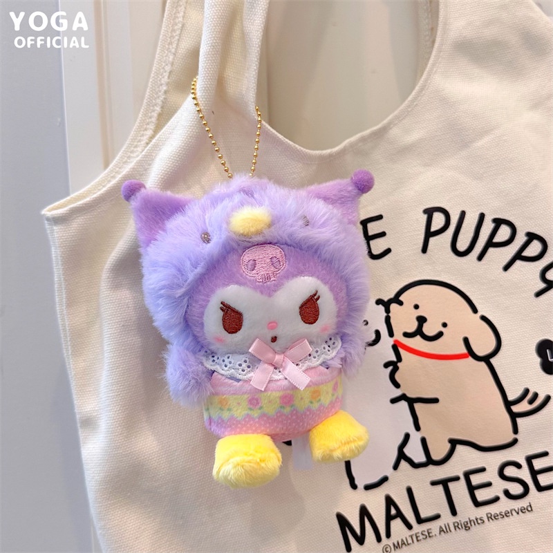 Móc Khóa Hình Cinnamoroll Mymelody Kuromi Nhồi Bông Dễ Thương