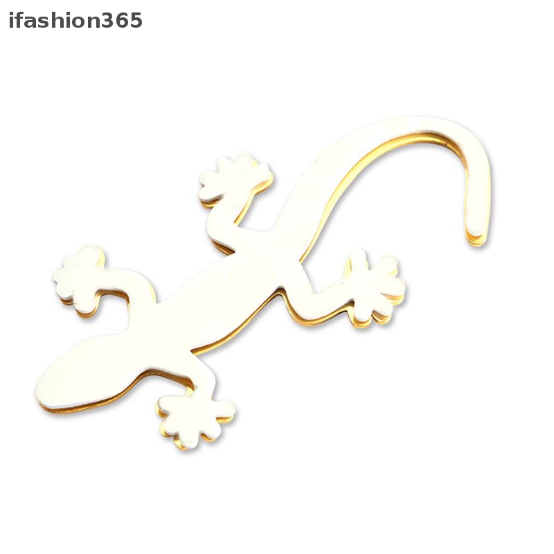 1 Miếng Dán Trang Trí Xe Hơi Hình Thằn Lằn Phản Quang Bằng Kim Loại ifashion365