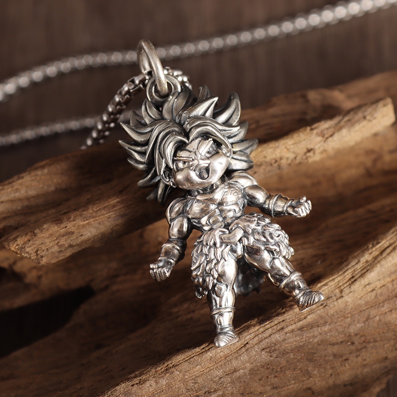 Vòng cổ Mặt Hình Nhân Vật Hoạt Hình Tóc Vàng Dễ Thương Cá Tính Hóa Trang Cho Nam