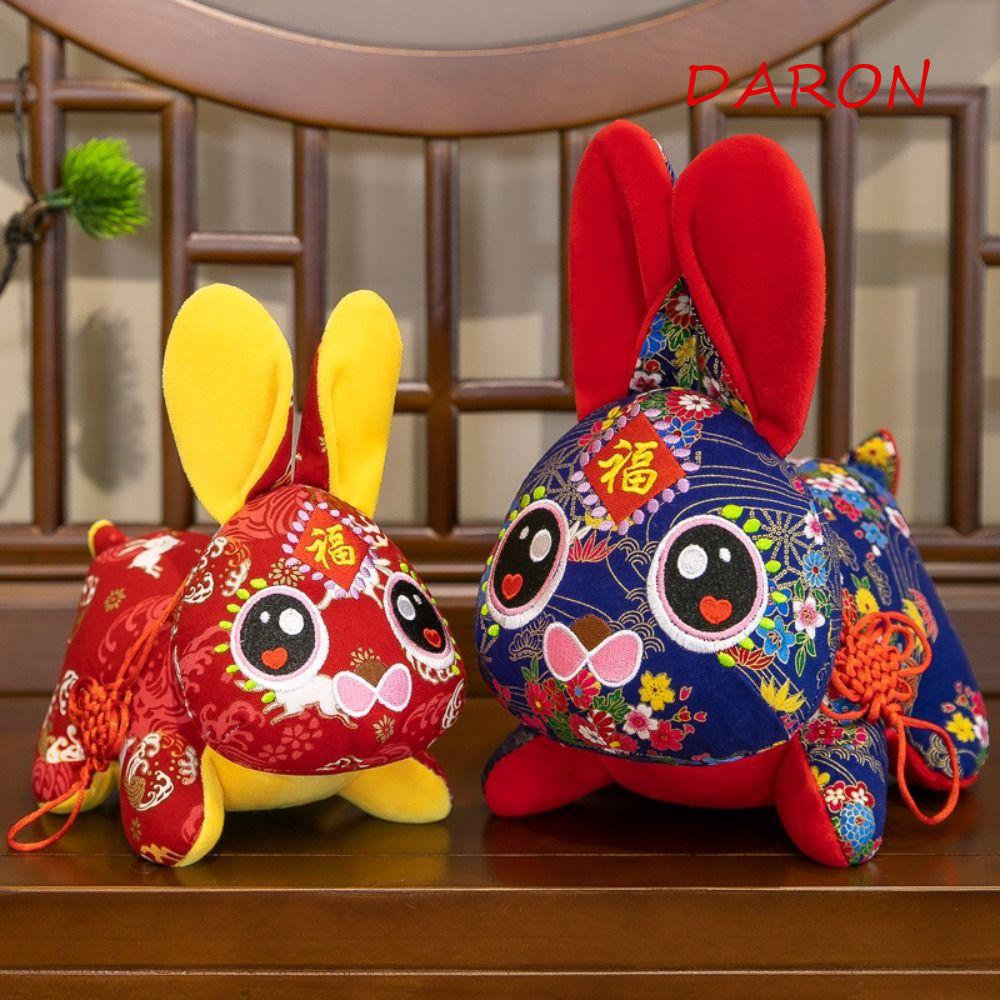 Thỏ Nhồi Bông Phong Cách Trung Hoa Trang Trí Năm Mới