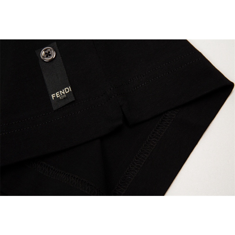 Áo Thun Tay Ngắn Thêu Logo F-D88- Thời Trang Mới Nhất Cho Nam Và Nữ