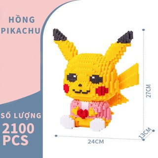 Đồ Chơi Lắp Ráp Pikachu-3D Dễ Thương 27cm