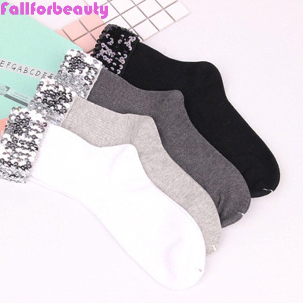 Vớ Mềm Dày Màu Trơn Đơn Giản Phong Cách Harajuku Cho Nữ