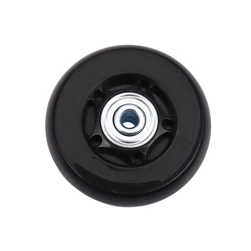 2 Bộ Vali Hành lý Thay thế Bánh xe Trục Cao su Sửa chữa Sang trọng OD 64mm Mới