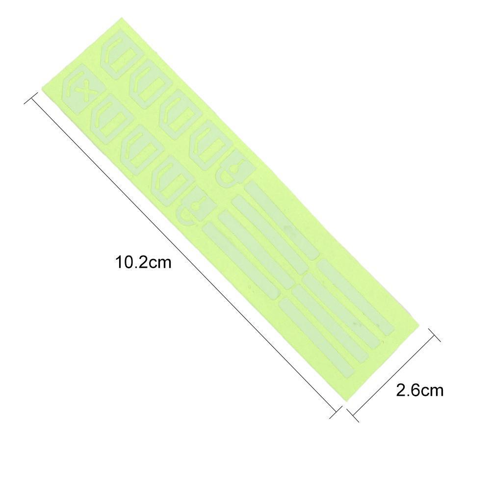 Miếng Dán Công Tắc Cửa Sổ Xe Hơi G1Z9 Màu Dạ Quang Tiện Dụng