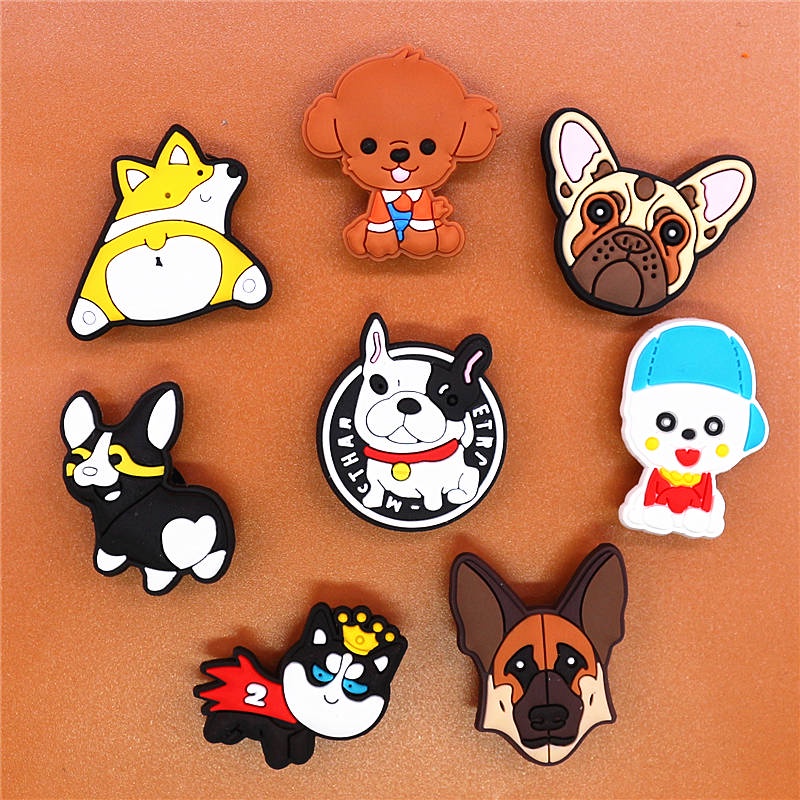 Dễ Thương Ghim Cài Giày Hình Chú Chó tzu / Chó husky / Bò Sát Đáng Yêu Cho Nữ