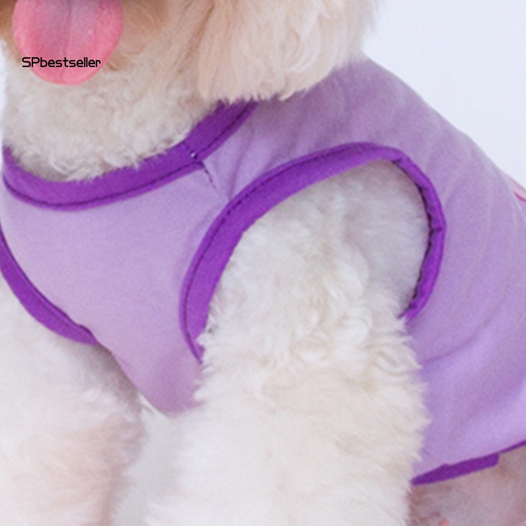 Áo Thun Ba Lỗ Thoáng Khí Họa Tiết Trái Tim Cho Thú Cưng