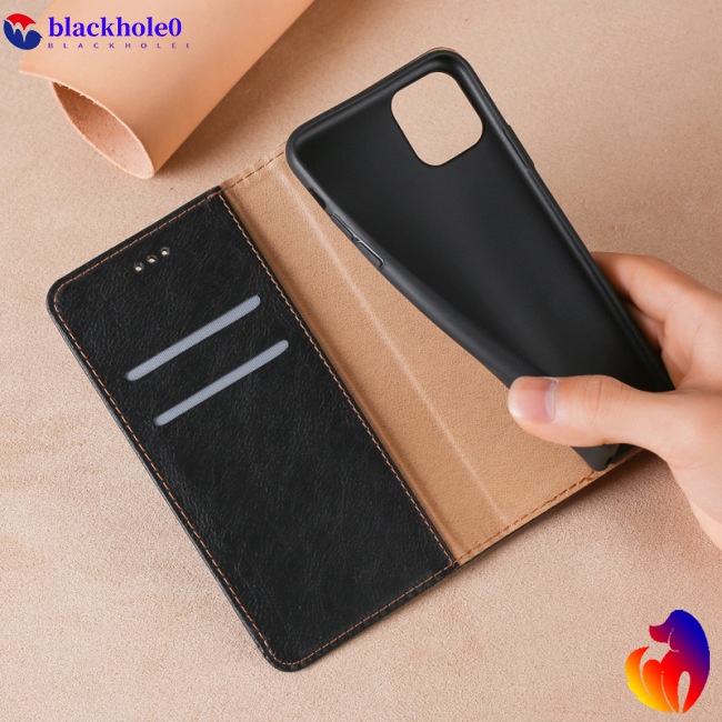 Bao Da Điện Thoại Nắp Lật Hít Nam Châm Cho Iphone 14 Pro / Pro Max I14 Series