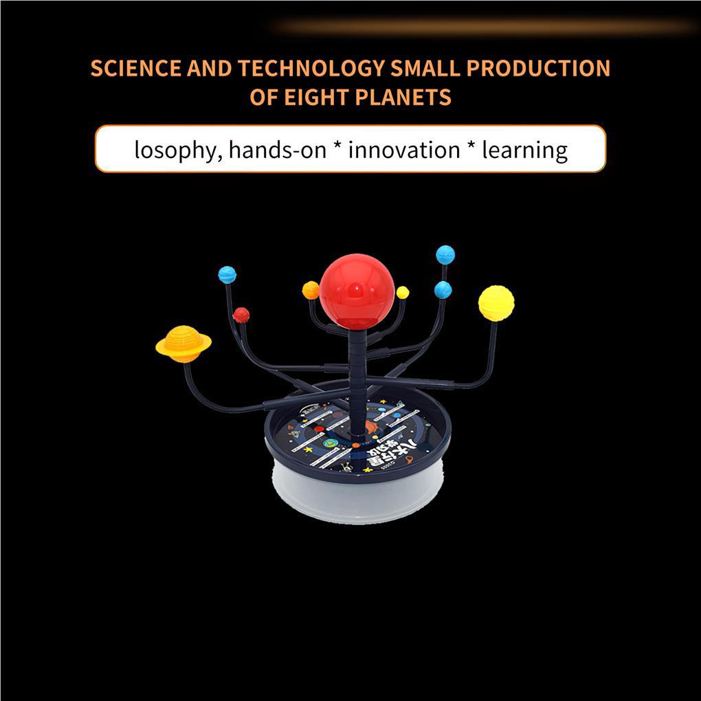 (runbu) Mô Hình Hệ Mặt Trời Tinh Tế Chống Thấm Nước Đồ Chơi Khoa Học Cho Thanh Thiếu Niên