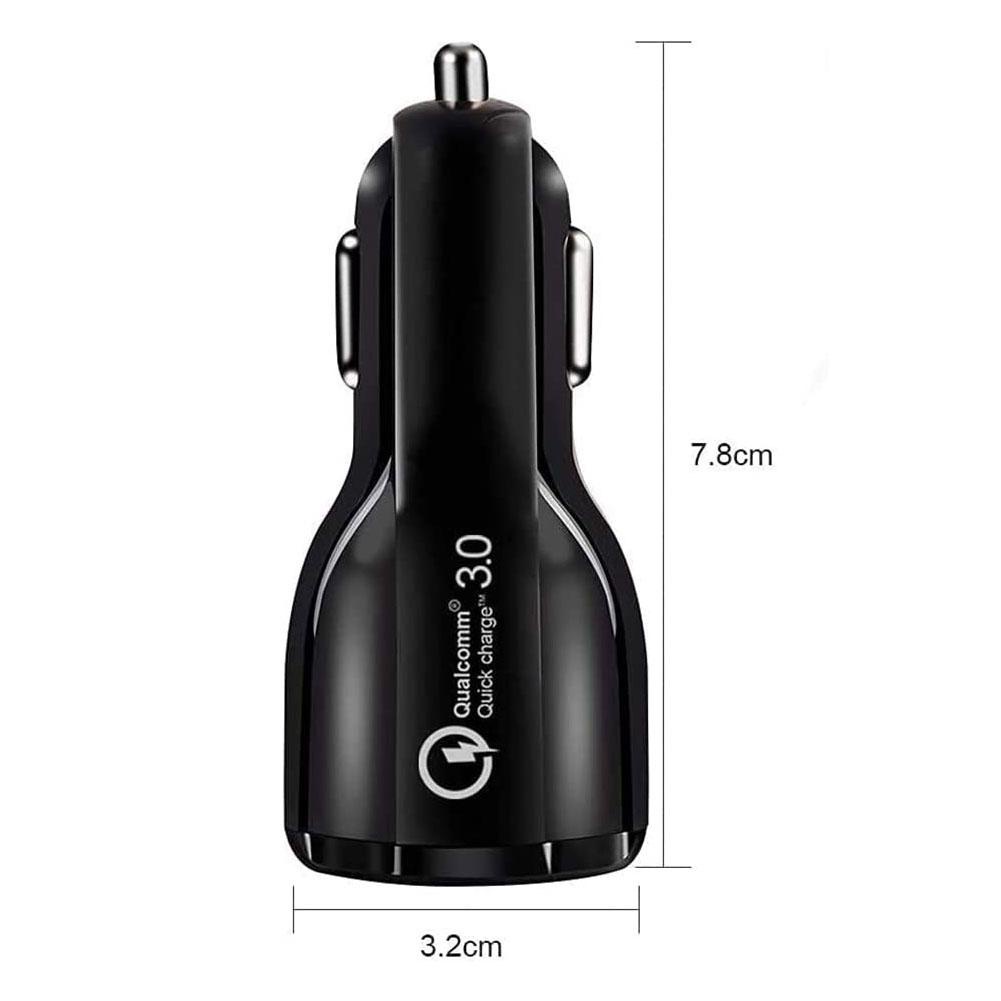 Tẩu Sạc Nhanh X5N8 Hai Cổng Có Đèn Cho Xe Hơi