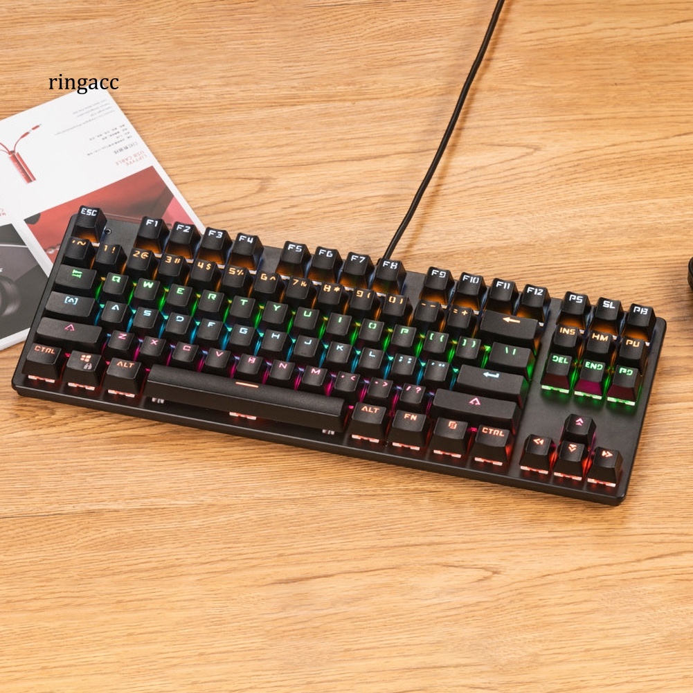 Bàn Phím Cơ Chơi Game RGA K70 Có Đèn LED Nhiều Màu Dành Cho Máy Tính Để Bàn