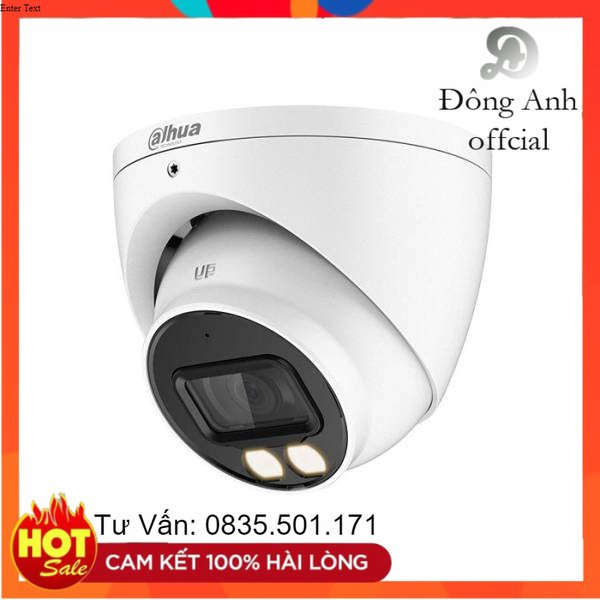 Camera HDCVI 5MP Full Color DAHUA DH-HAC-HDW1509TP-A-LED-S2 Có Màu Ban Đêm, Mic Thu Tiếng -Hàng Chính Hãng BH 2 Năm