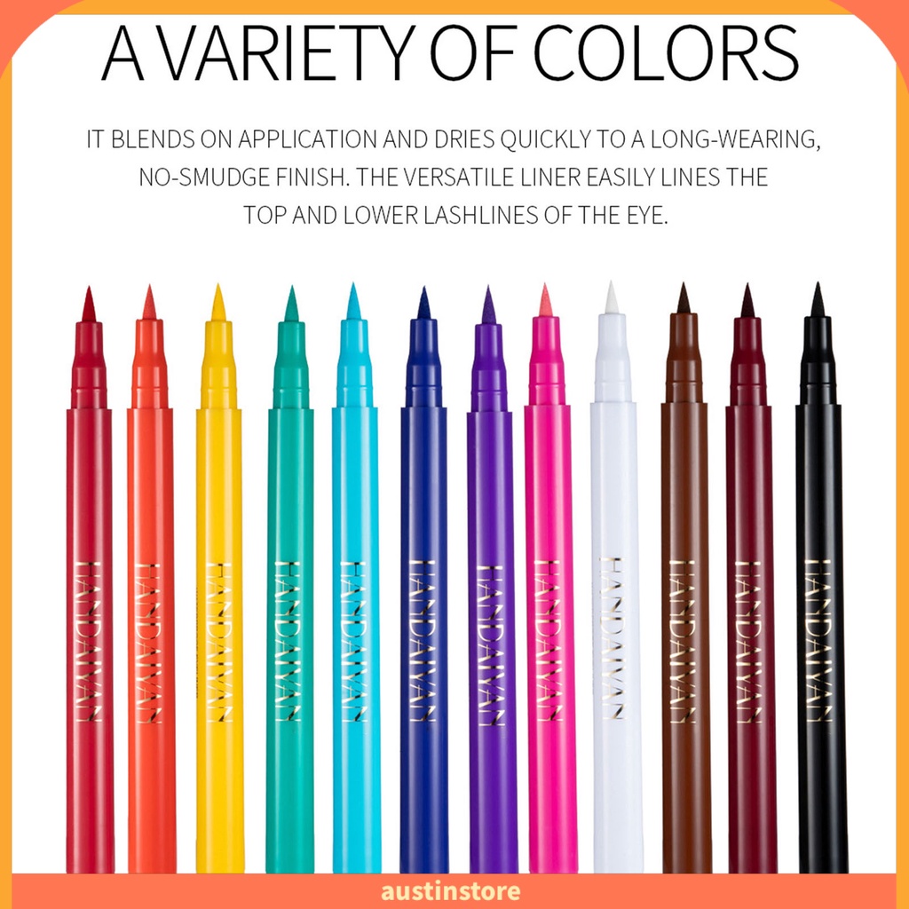 Bút Kẻ Mắt 1.6g Hiệu Ứng Lì Chống Nhòe Không Phai Màu