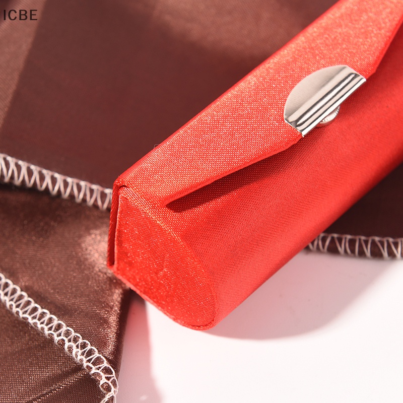 Bao Đựng Son Môi Màu Trơn Tích Hợp Gương Trang Điểm Tiện Dụng