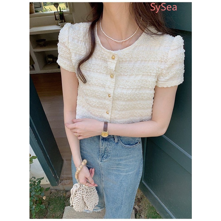 Áo Kiểu Tay Phồng Thời Trang Mùa Hè Cho Nữ